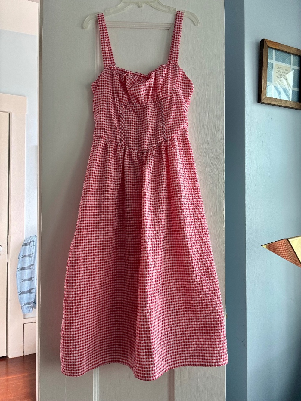 Wild Fable Red and White Checkered Sundress - XSMALL